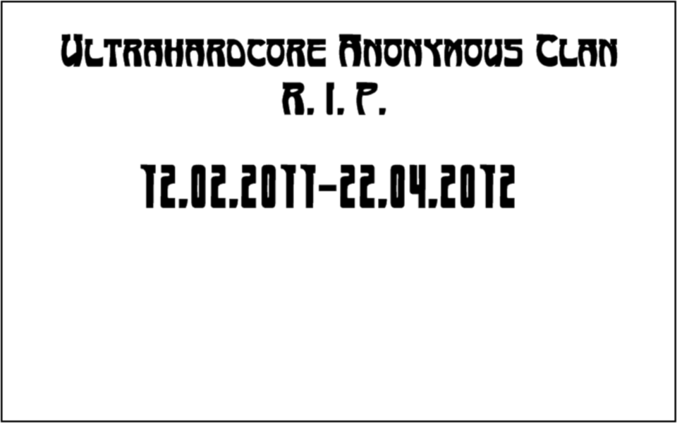 Клан «Ultrahardcore Anonymous Clan». Switch.
