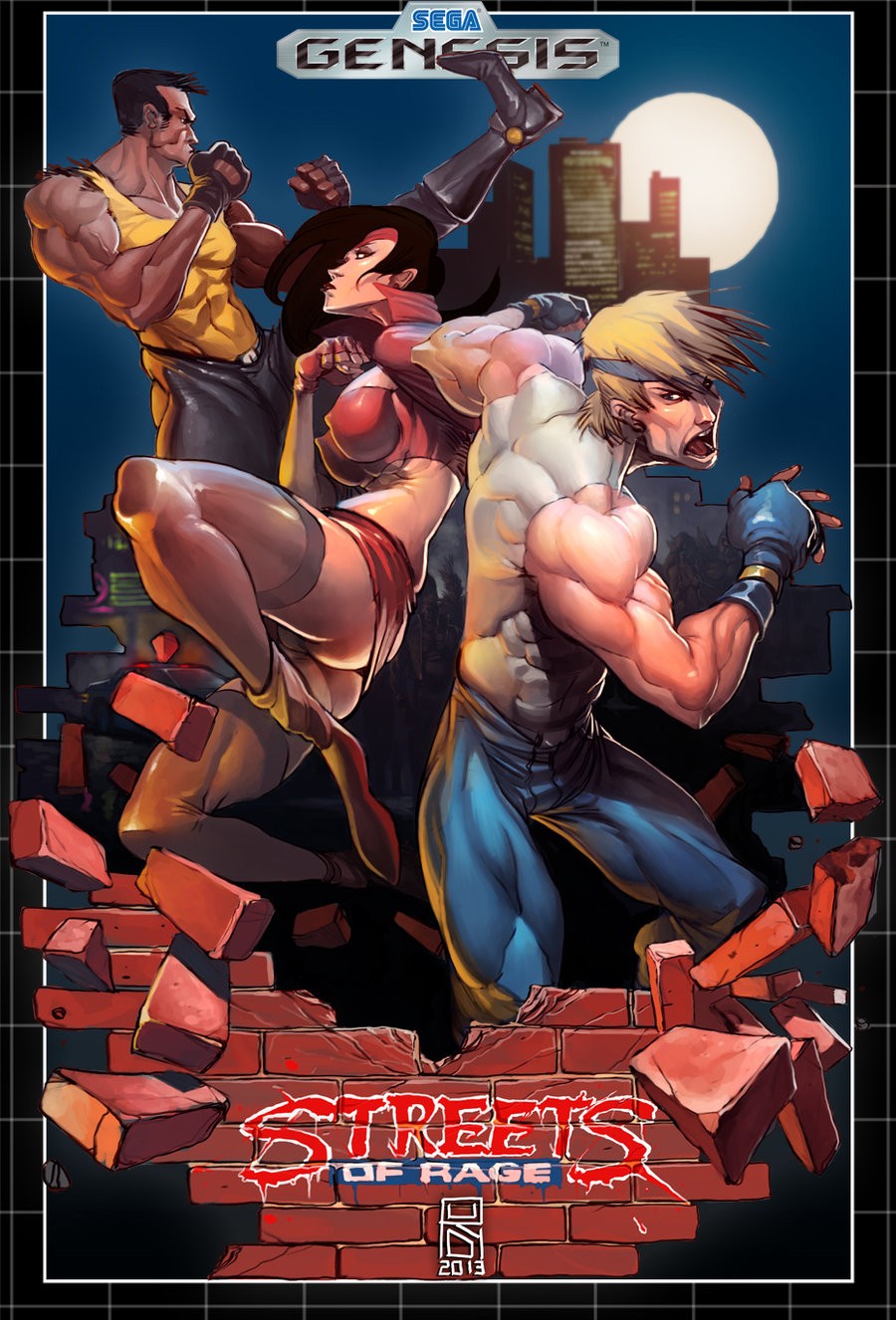 Sega Mega drive (Genesis) #2 Streets of Rage (Bare Knuckle). koraelstraz