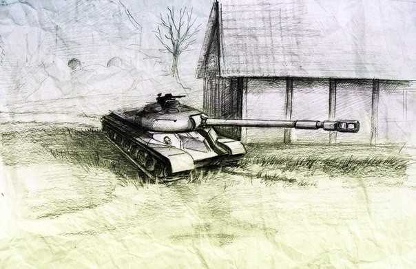 Рисунок). Викас. Давно рисовал танк..   Кто знает тот поймет!