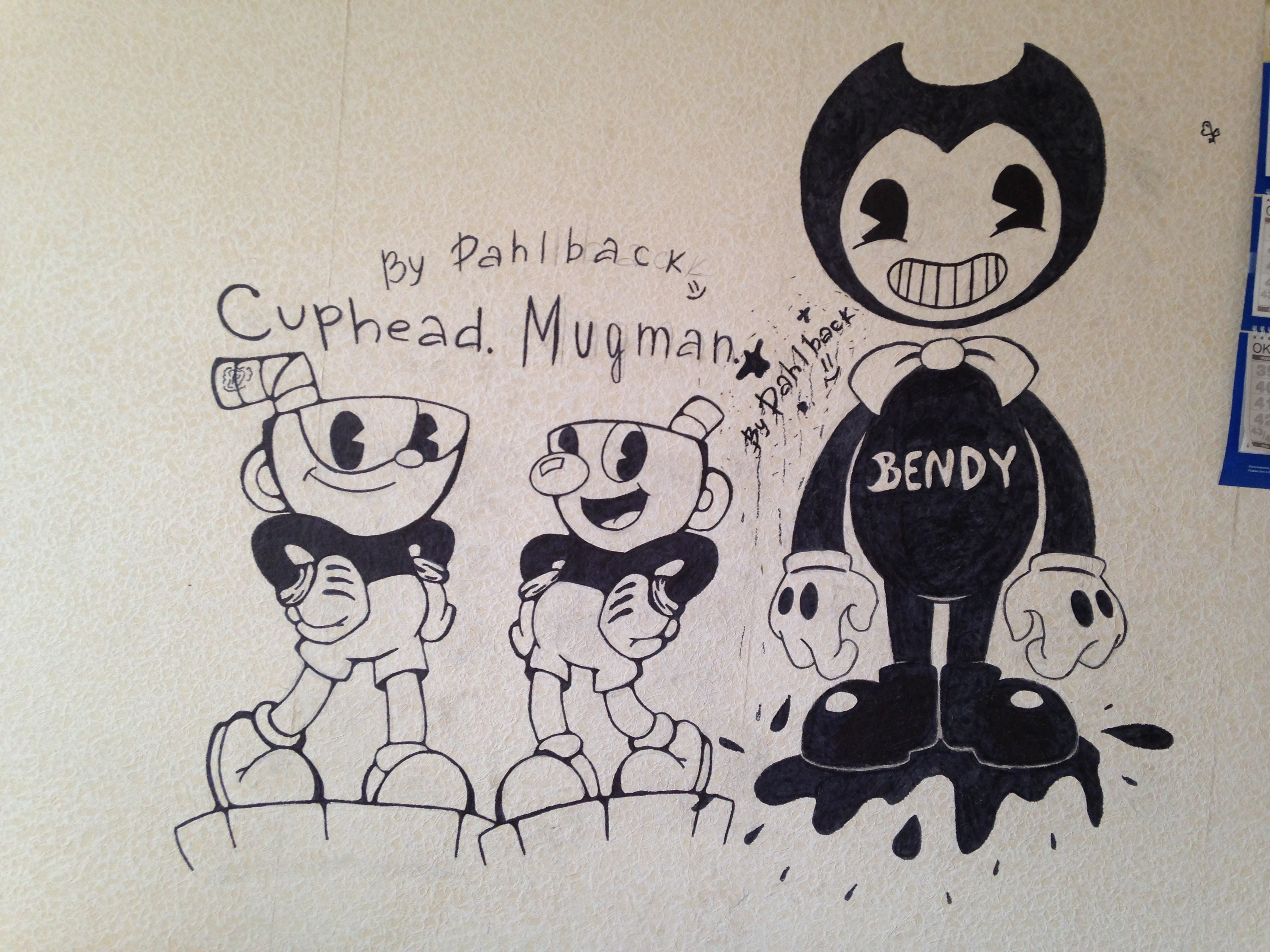 Cuphead. Bendy and The Ink Machine. Hollow Knight. DahlBack.